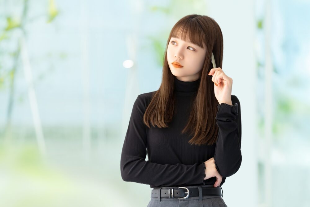 困った女性
