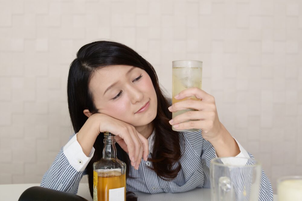 飲みすぎ女子
