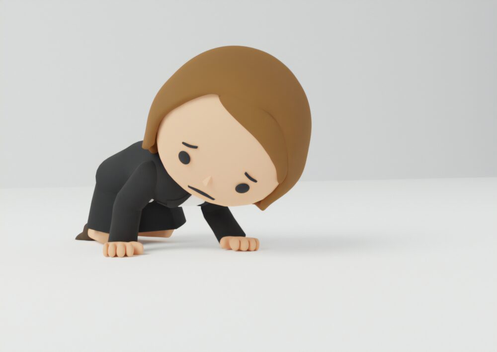 夢を探している女性